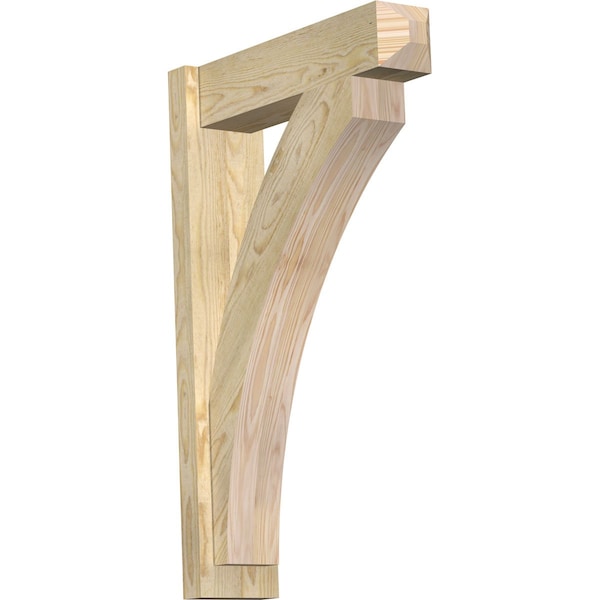 Ekena Millwork Thorton Rough Sawn Craftsman Outlooker, Douglas Fir, 6"W x 22"D x 34"H OUT06X22X34THR04RDF - main